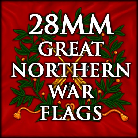 28mm Gt. Northern War flags
